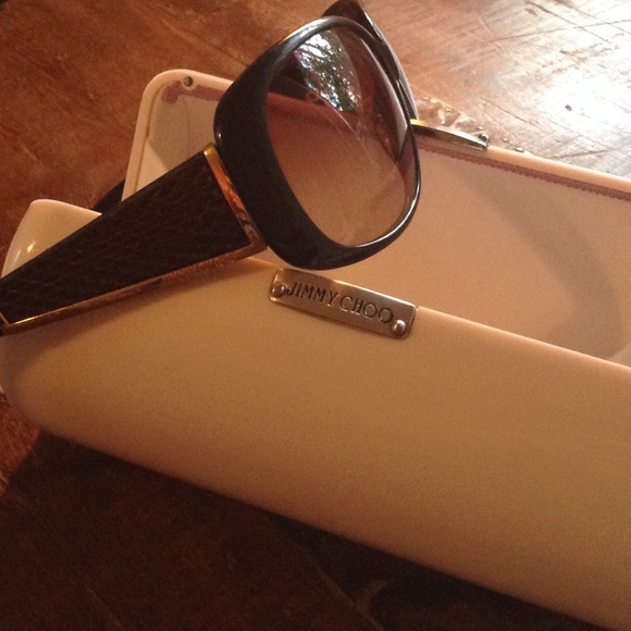 😎 Jimmy Choo Sunglasses & Case - Picture 6 of 8